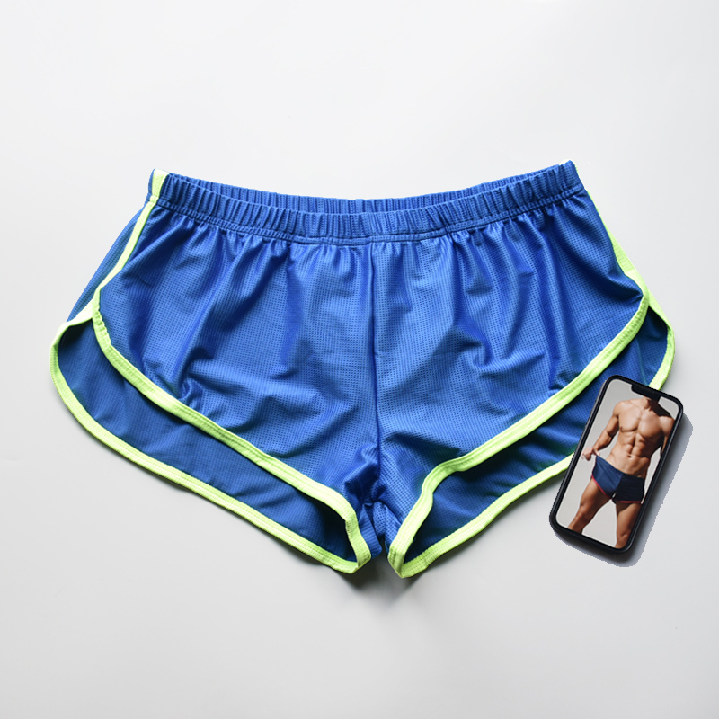 TAUWELL低腰健身二分裤男速干透气弹力网眼宽松家居田径跑步短裤
