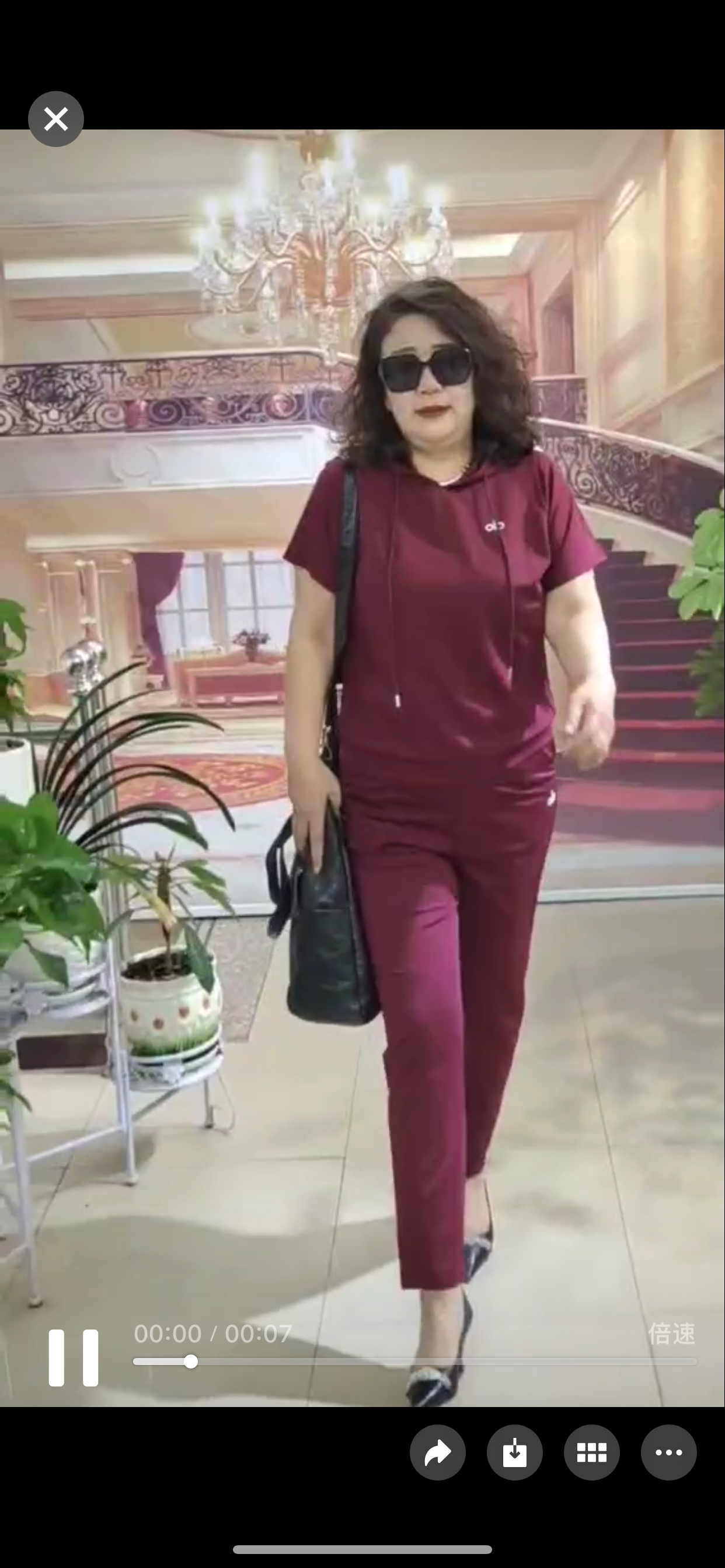 大码女装，上衣加裤子——16713号