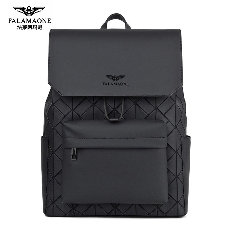 法莱阿玛尼正品男士双肩包通勤男包电脑包旅行包轻奢时尚休闲高档