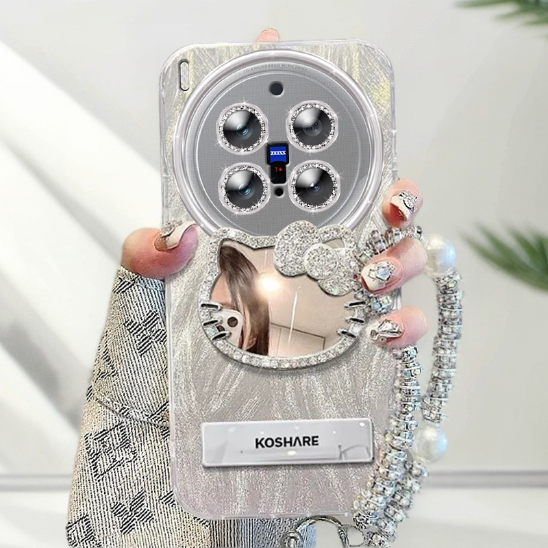 带镜头膜VIVOX300Pro手机壳5GKT猫镜子软壳x300防摔羽纱新款高档