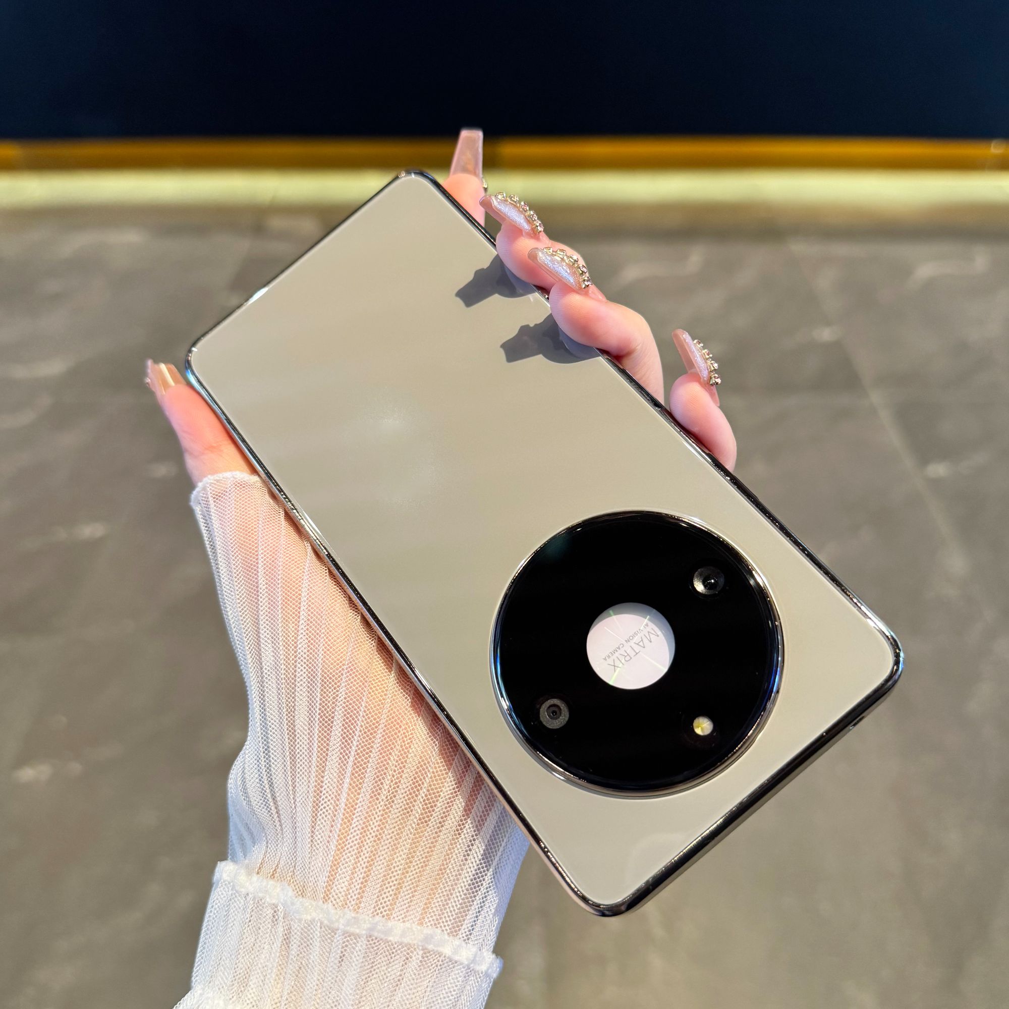 适用于荣耀x50手机壳新款镜面玻璃x50pro全包镜头x60防摔x70硬套