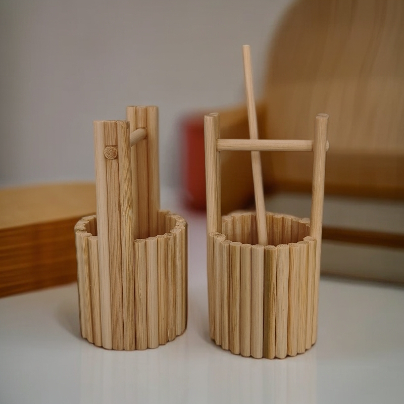 diy美育手工作业一次性筷子变废为宝旧物改造通用技术手工成品