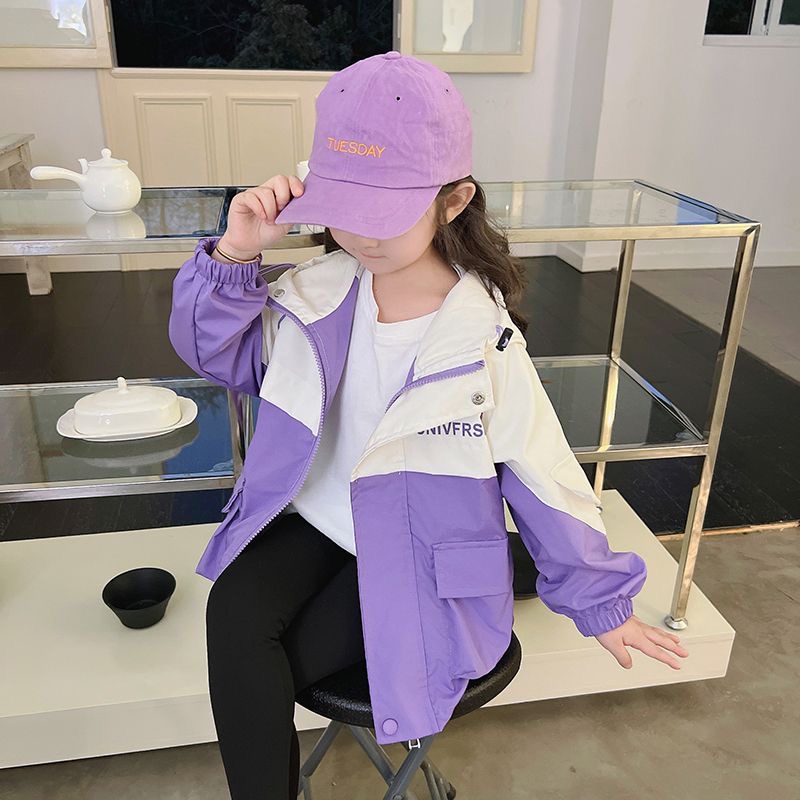 女童冲锋衣秋装2025新款洋气秋季爆款外套儿童宝宝女童外套秋冬款