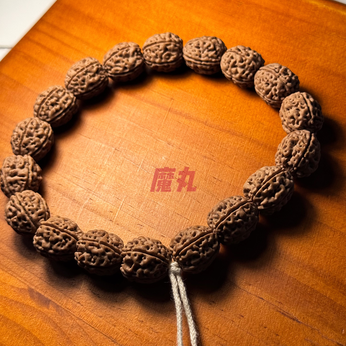 狼家25年诚意力作【魔丸】一代龙的桩 老树王的肉 小金刚菩提手串