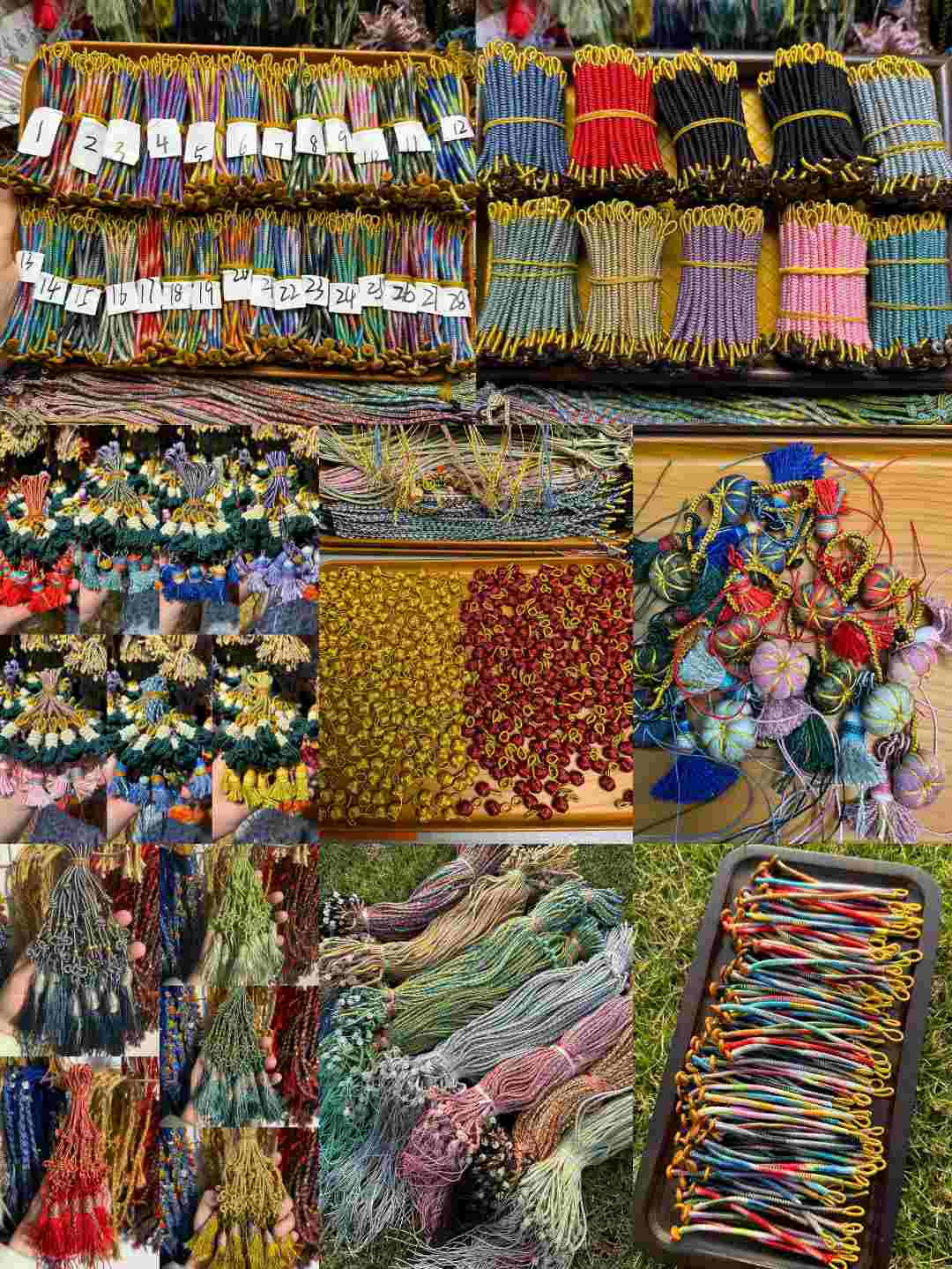 百搭民族风通用彩色配饰  直播间配货专用链接  小店勿拍