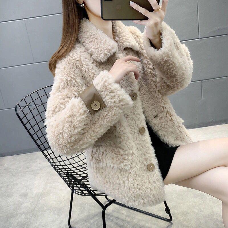 外套女潮ins秋冬2024年新款气质名媛一体短外套