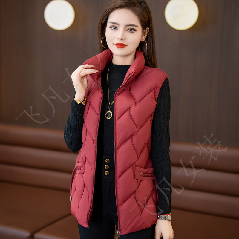 2025爆款国风马甲女新款显瘦时尚马夹加厚保暖坎肩冬季百搭棉服