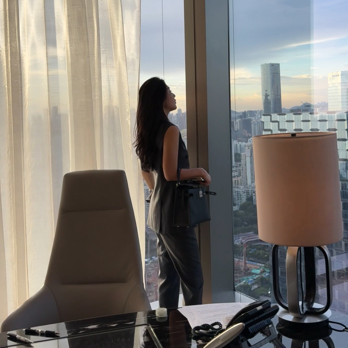 半世晓晨收腰马甲套装