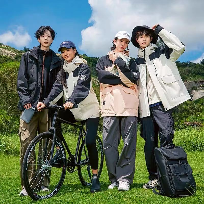 【三合一冲锋衣】秋冬季高档外套男女同款设计感服装4741[JLYS]