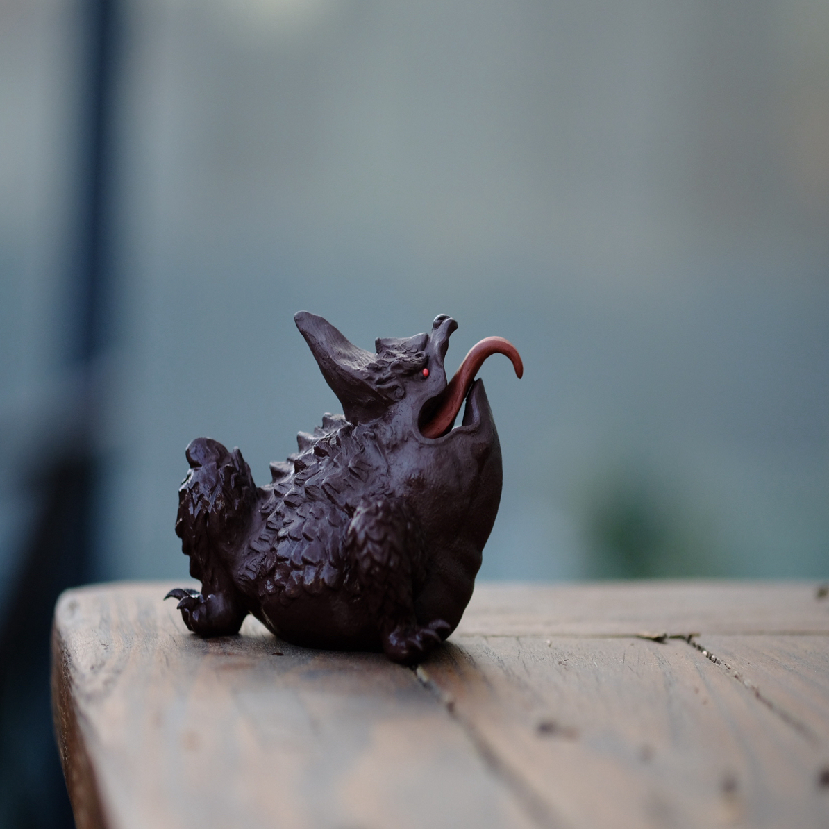 【预售】紫砂茶宠茶道精美创意摆件雕塑金蟾之全手工霸王蟾茶玩个性