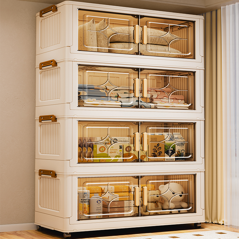 折叠衣服收纳衣柜整理箱收纳箱特大号多层储物柜收纳柜储物柜多层