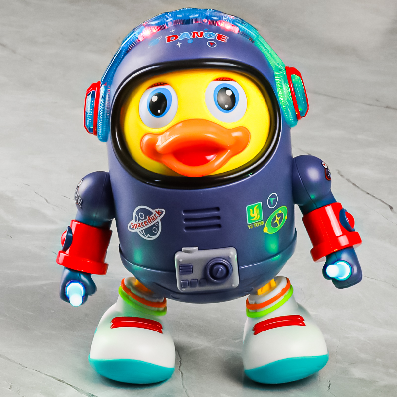 电动跳舞婴儿玩具儿童男孩太空鸭会唱歌机器人鸭子宝宝3-6个月1岁