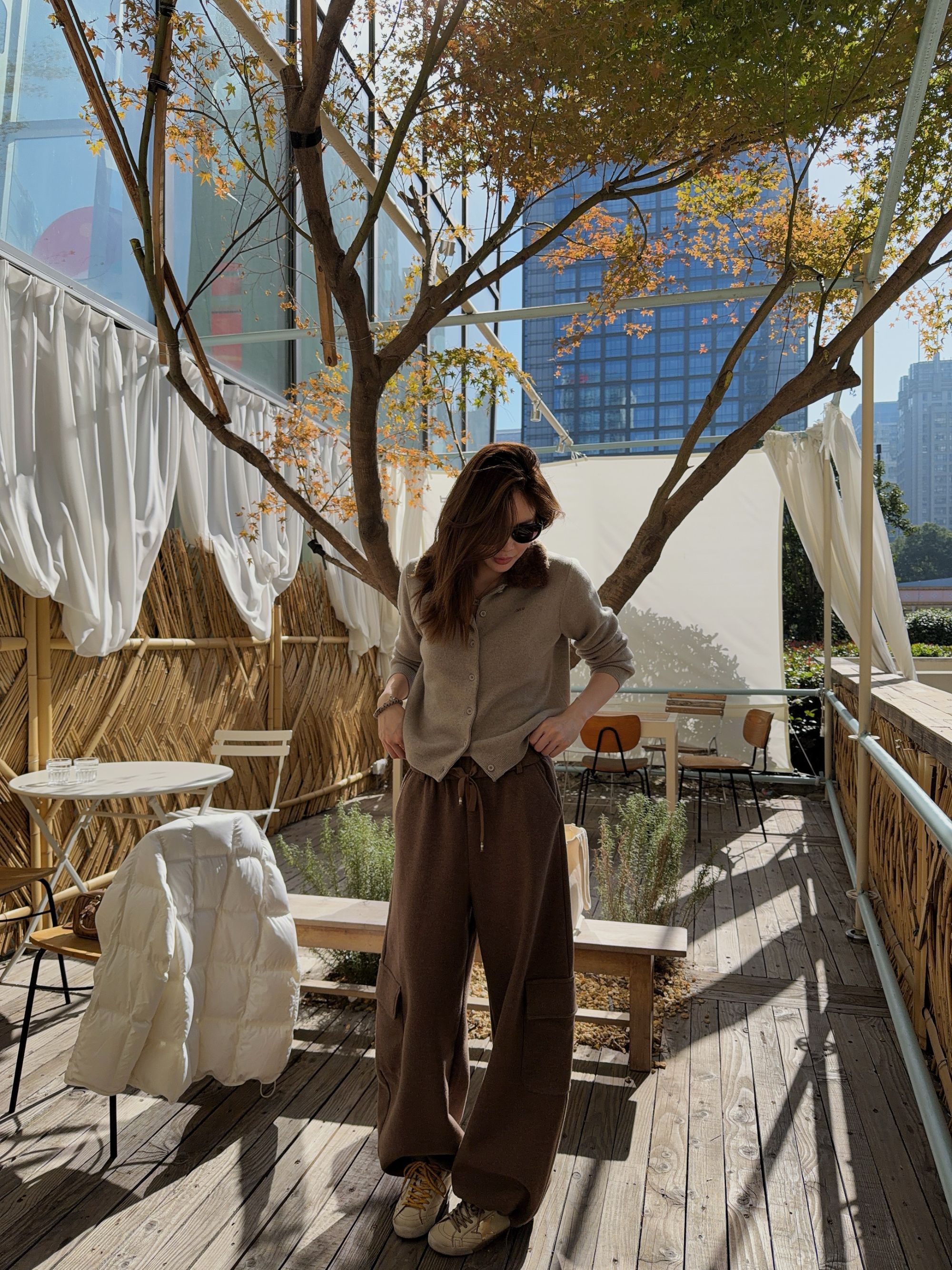 5 YYL 红砖毛呢裤 加厚绒 XB11216   2025冬款上新winter