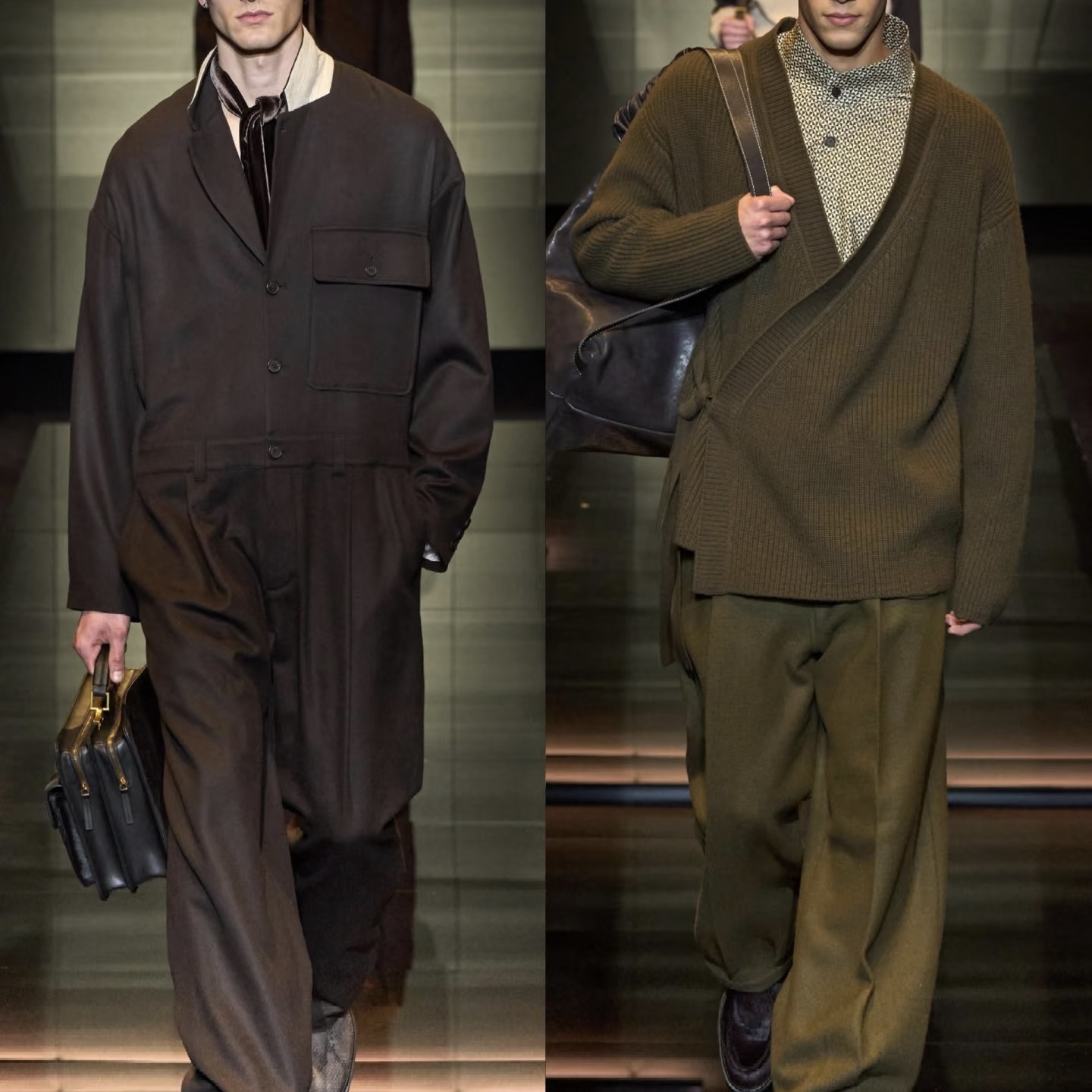 【CL623】【棉质编织纹理感】秋季男士高定刺绣针织衫高级感翻领外套