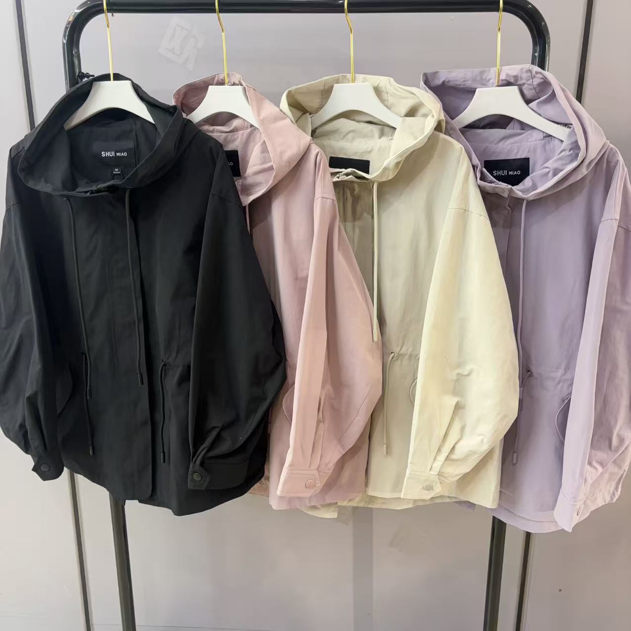 水淼2026新款-一手长连帽风衣-2121