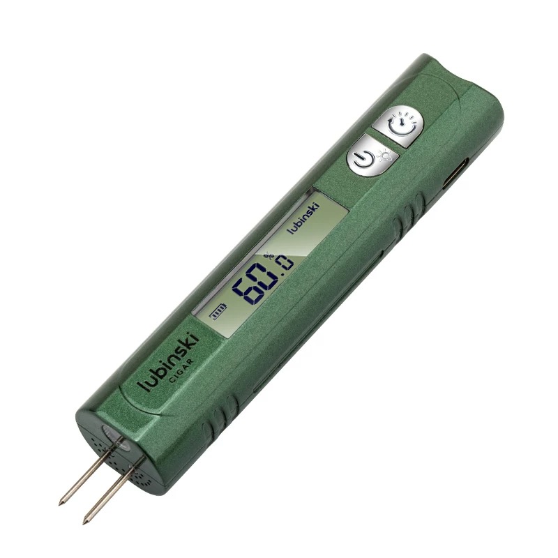 LUBINSKI多功能雪茄测湿器探针式内部测量湿度鲁宾斯基雪茄测湿仪