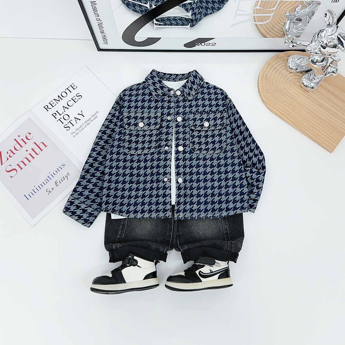 男童牛仔外套春秋2025秋新款秋装儿童夹克 BQ25809N 悠悠童话童装