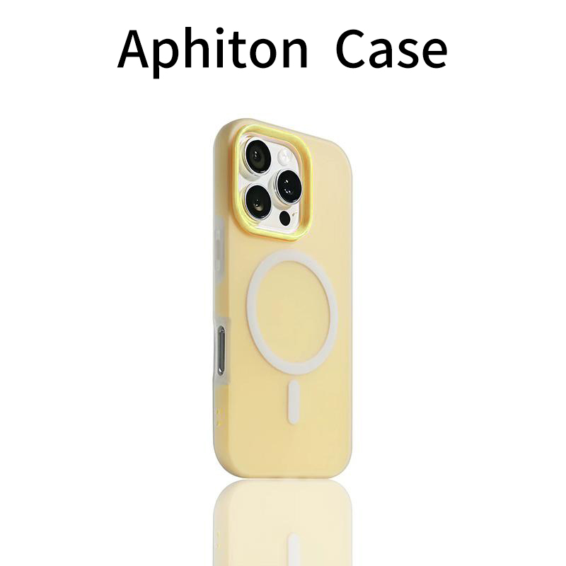 奥菲顿磨砂肤感果冻磁吸适用苹果16/17promax手机壳华为P70小米15