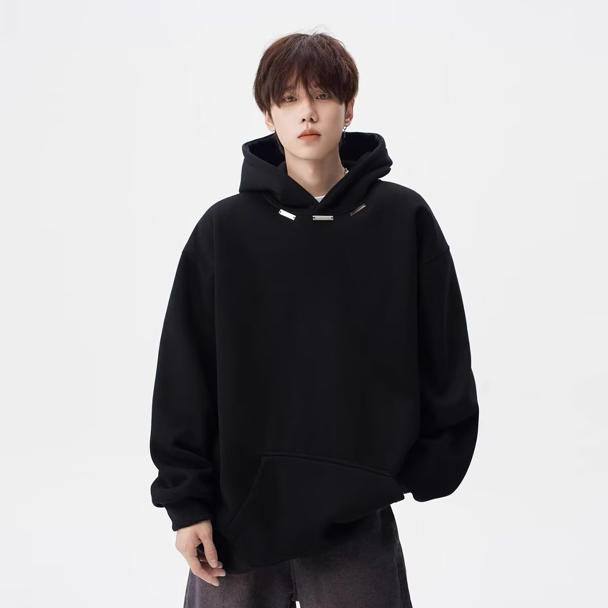 重磅卫衣男2025新款潮牌秋季上衣服连帽外套长袖休闲宽松时尚百搭