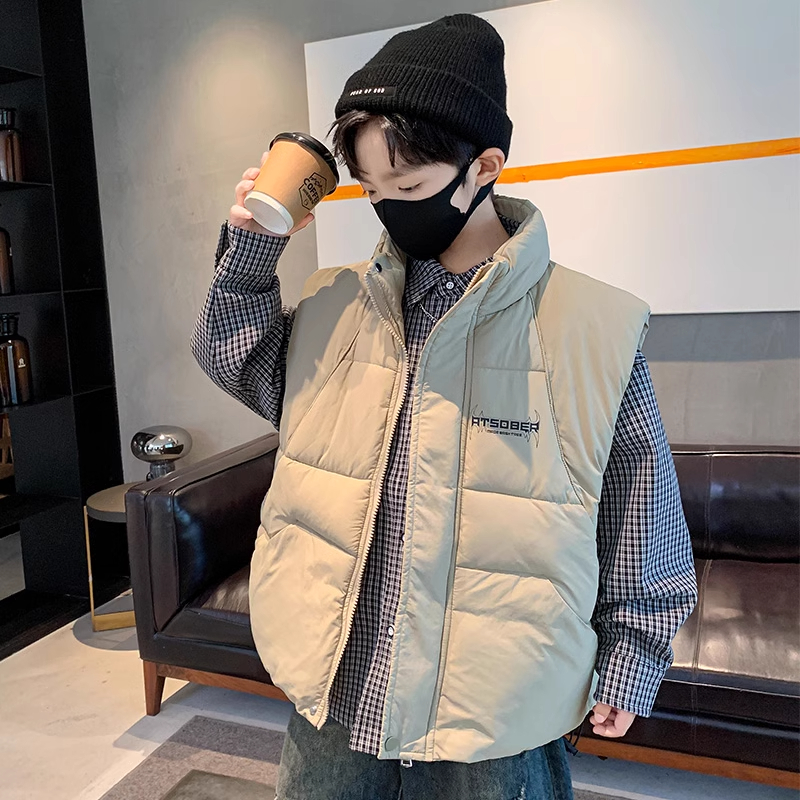 【24小时发货】男童春秋款马甲外套2025新款儿童秋冬外穿中大童冬季