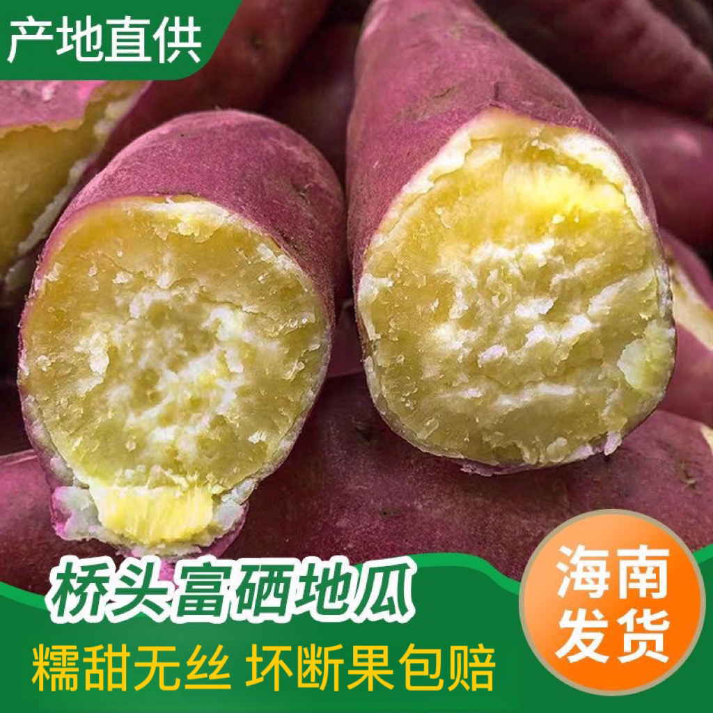 海南板栗红薯小香薯富硒桥头地瓜粉糯香甜新鲜农家自种蜜薯小番薯