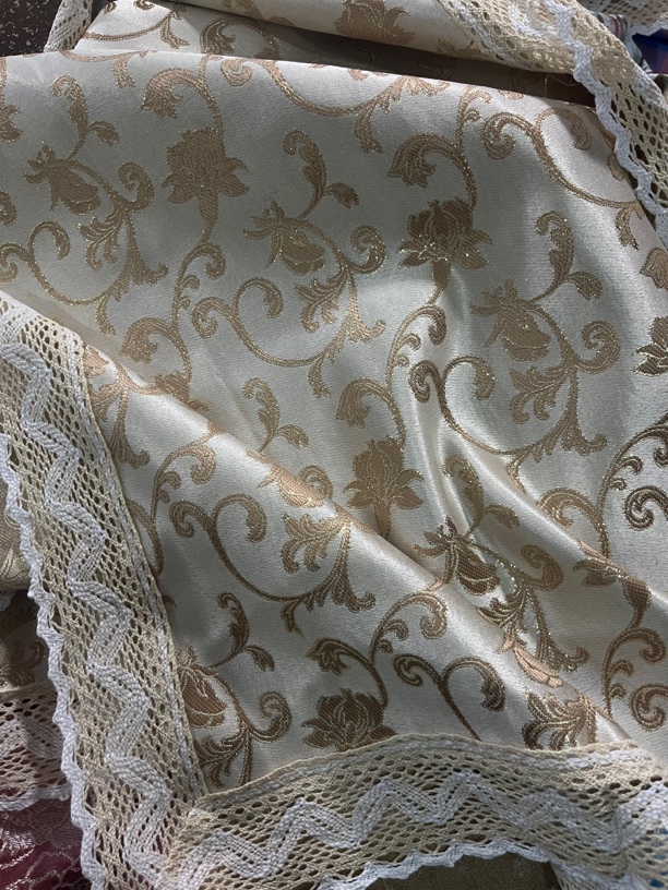 小桌布 TAWAK DASTIHAN 天丝贡缎雕花桌布