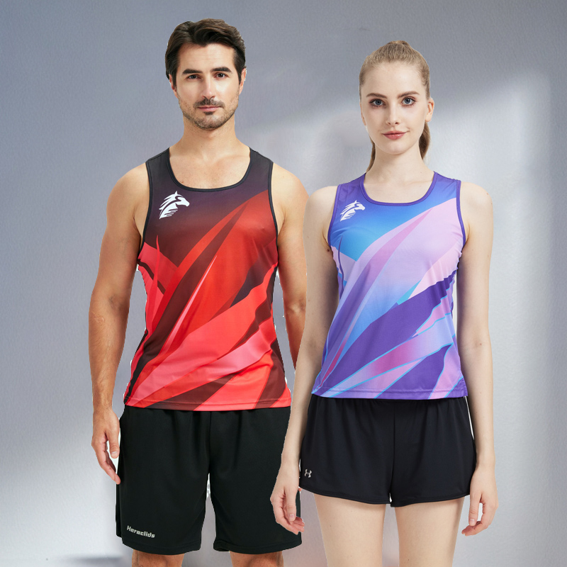 2025夏季新款马拉松专业男女装背心休闲速干透气跑步健身运动上衣