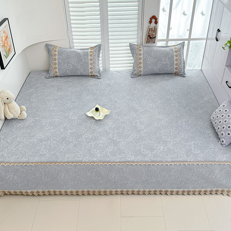 定做高端雪尼尔榻榻米床盖 防滑A类母婴级四季通用大炕专用床单