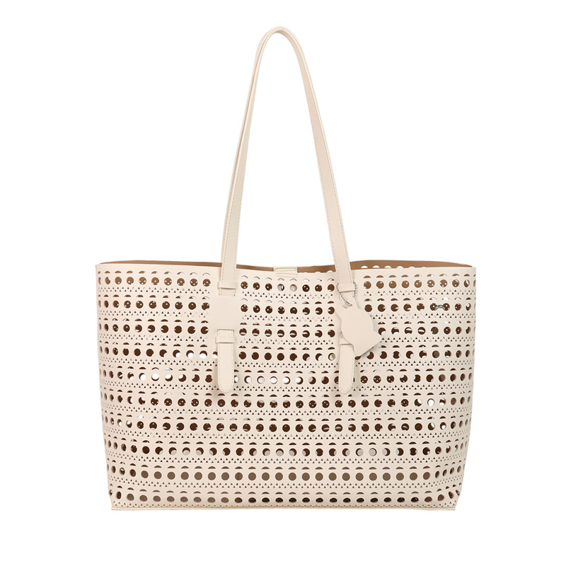 Scarlet Wong大容量镂空托特包包女式2025新款小众高级感单肩腋下