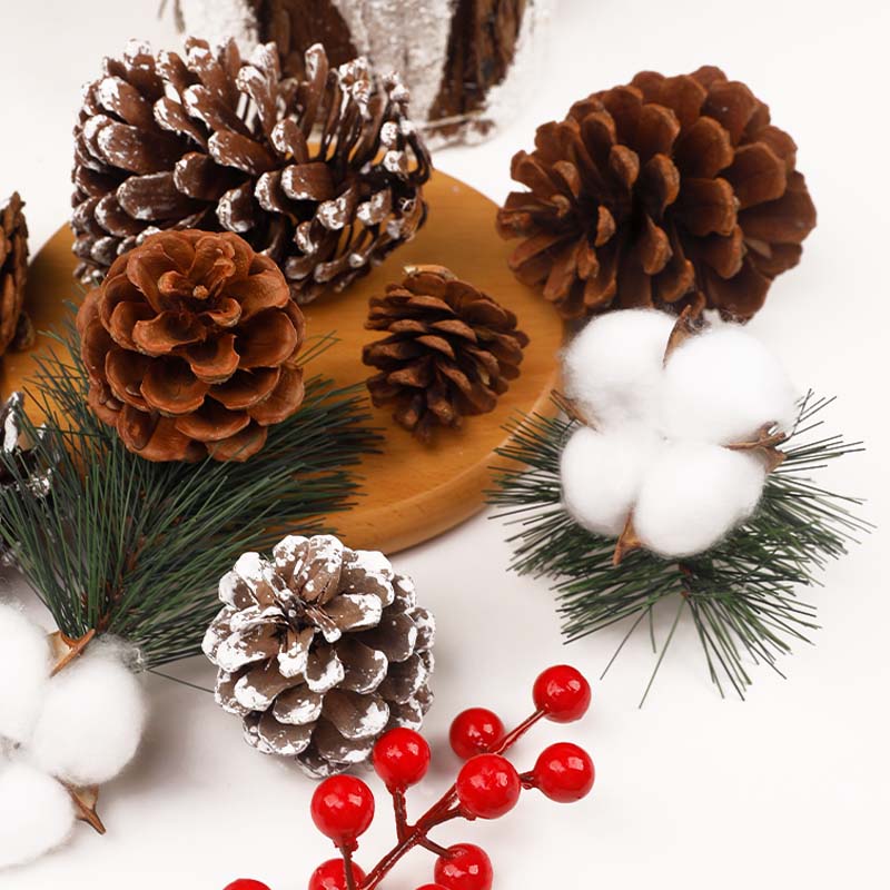 【泽林】新款松果松针平安夜圣诞节必备装饰圣诞树圣诞材料