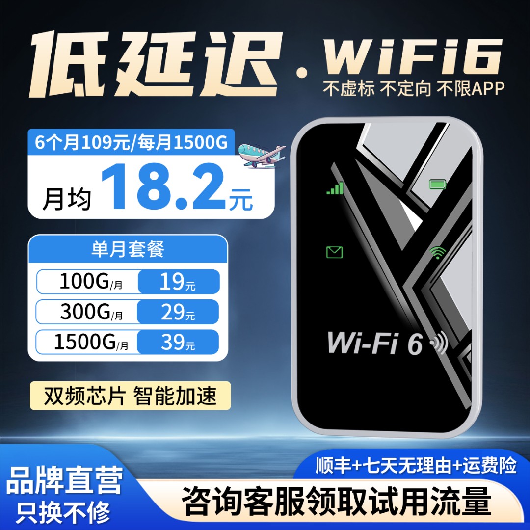 2026官方正品推荐随身wifi无线路由器宽带流量户外旅行便携式网络