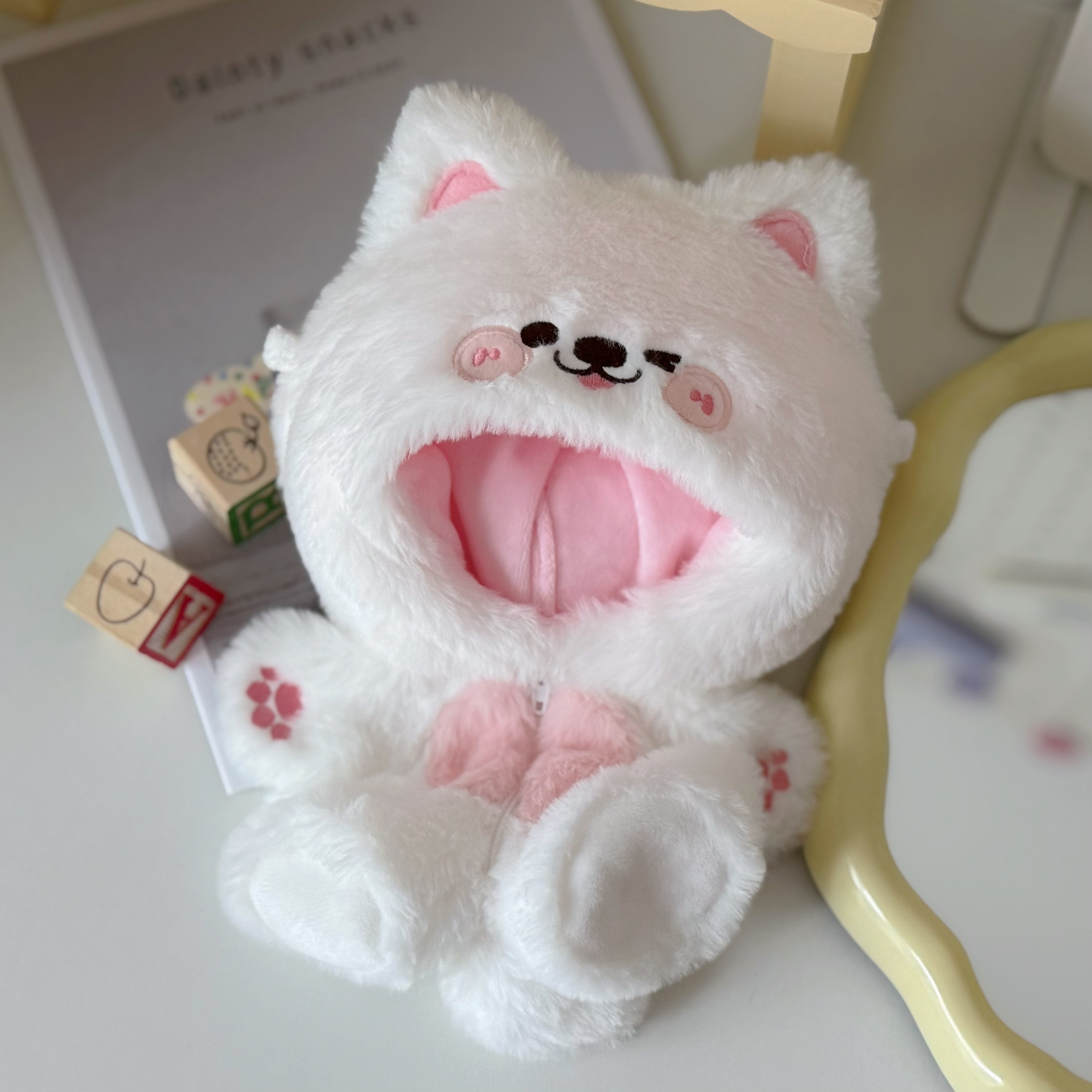 黄油乐享家新款 20cm小动物连体服 20cm棉花娃娃娃衣 无属性