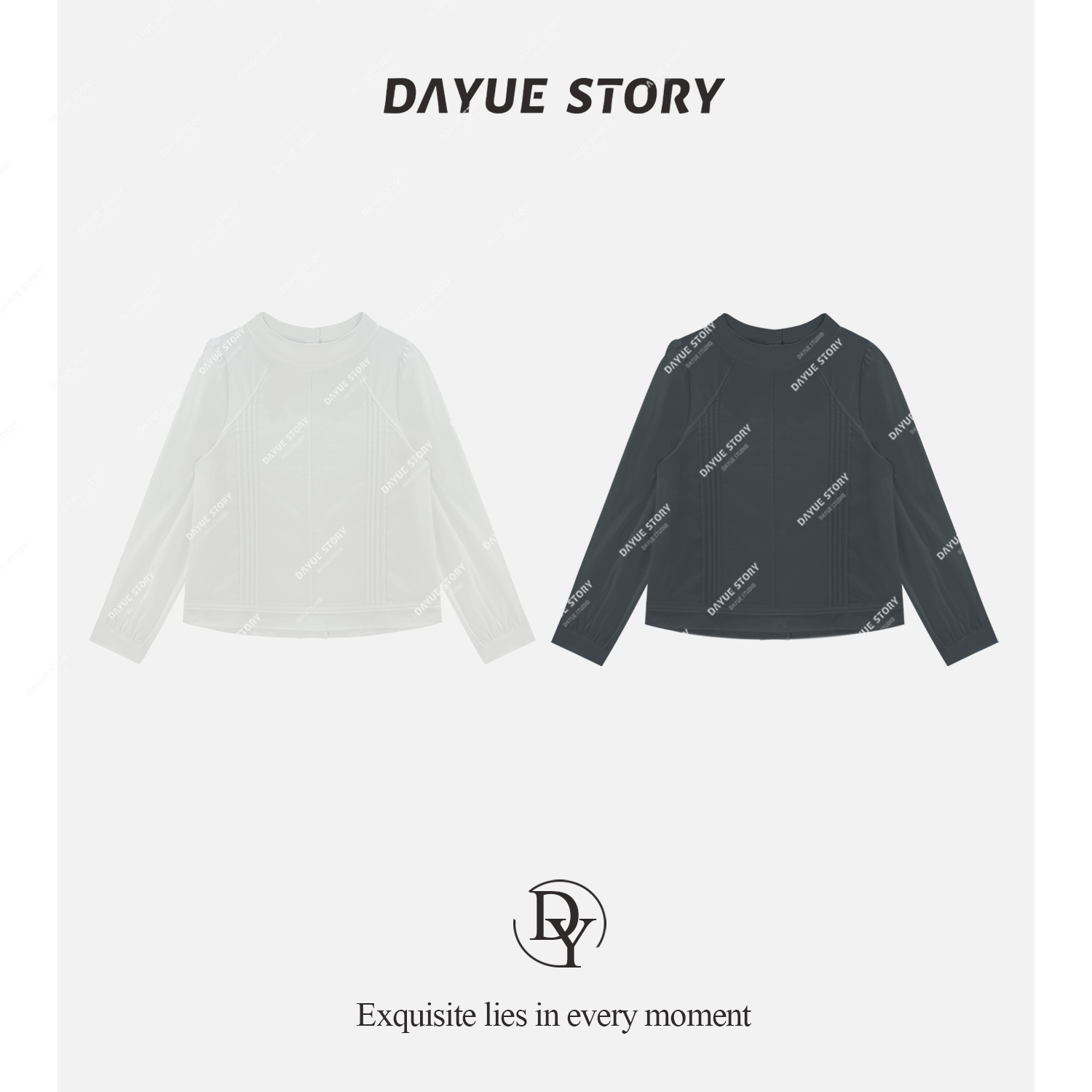DAYUE 【法式小衫】果然不凡~简约又有细节感！设计感气质百搭衬衫