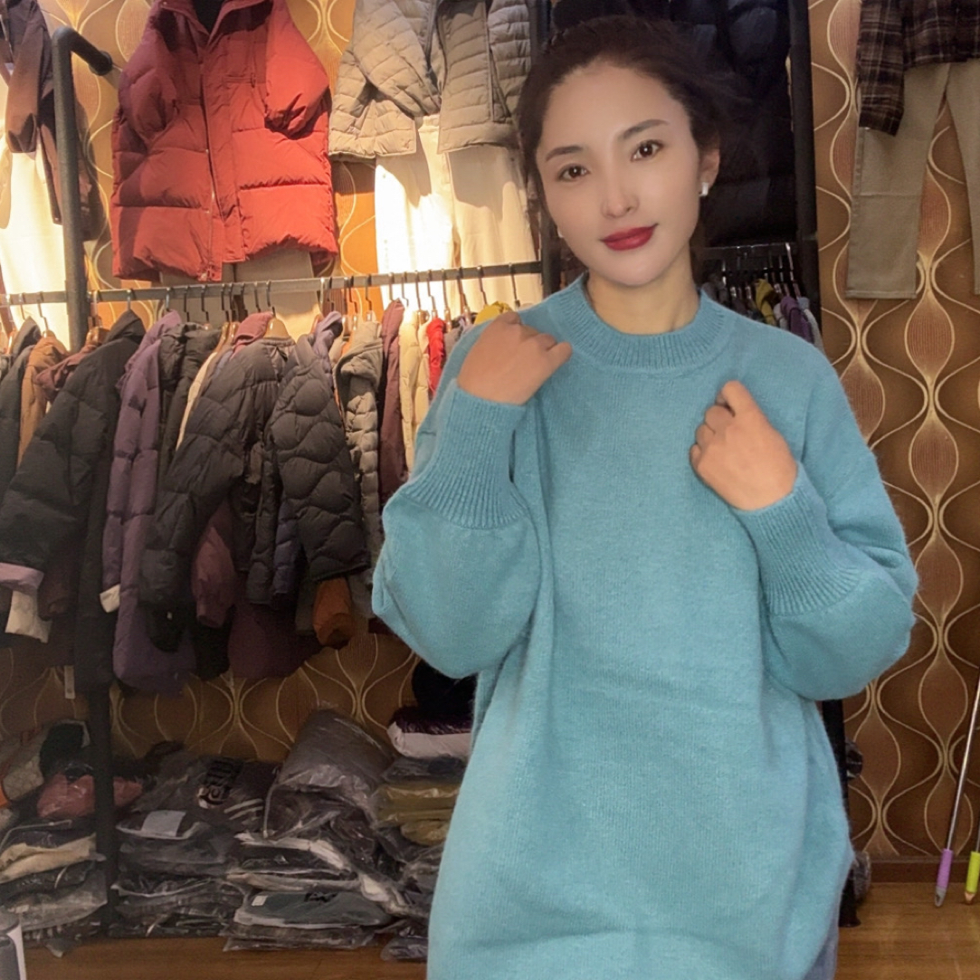 韩尤简同款百搭休闲针织羊毛33