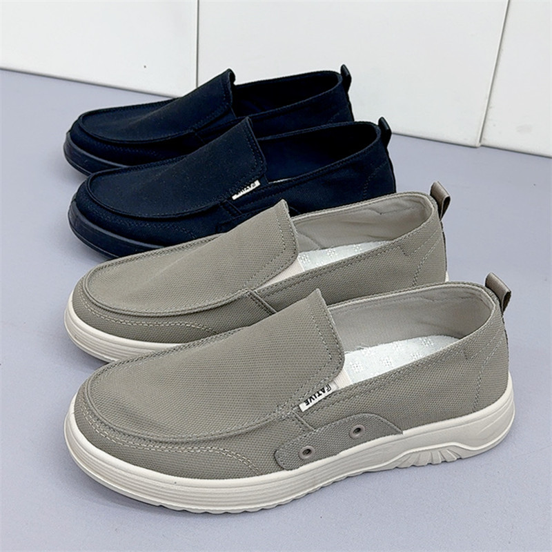 2025夏季男鞋新款老北京布鞋男款轻便舒适中老年人休闲鞋帆布鞋