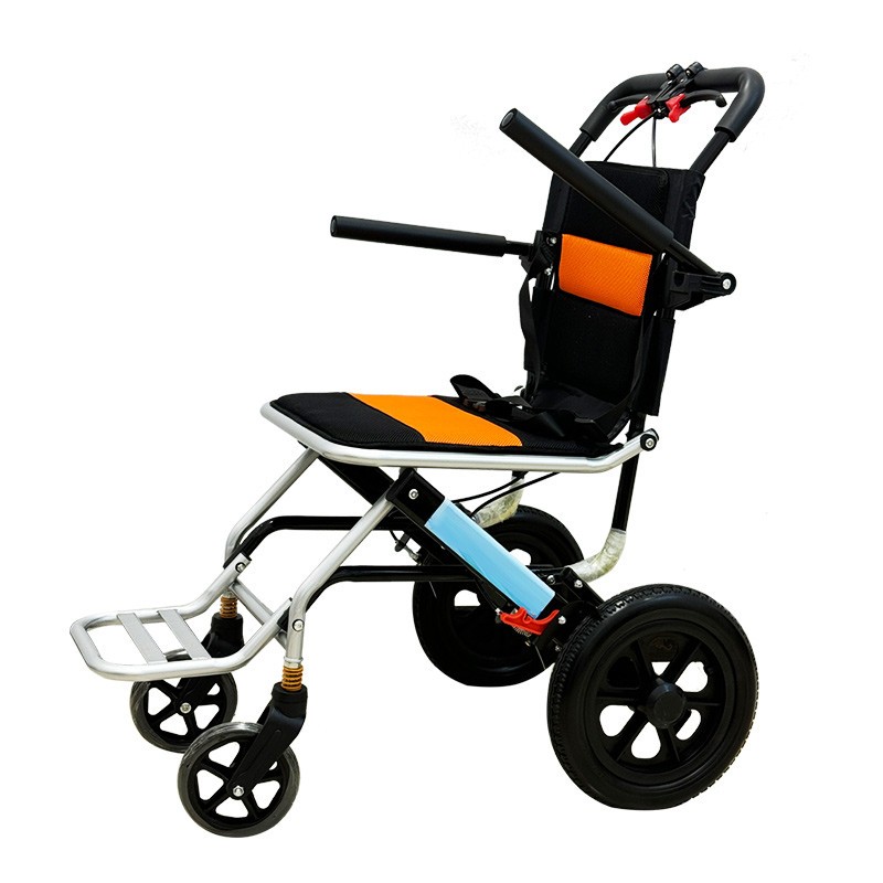 轮椅折叠轻便小型便携旅行代步舒适简易家用老人新款飞机手推车