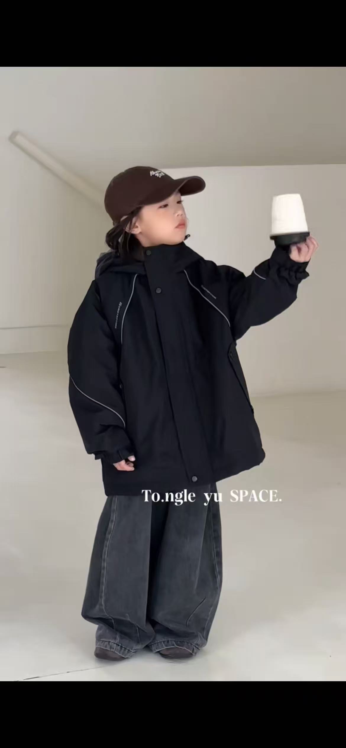 XA026加绒两面穿休闲潮流派克冲锋衣