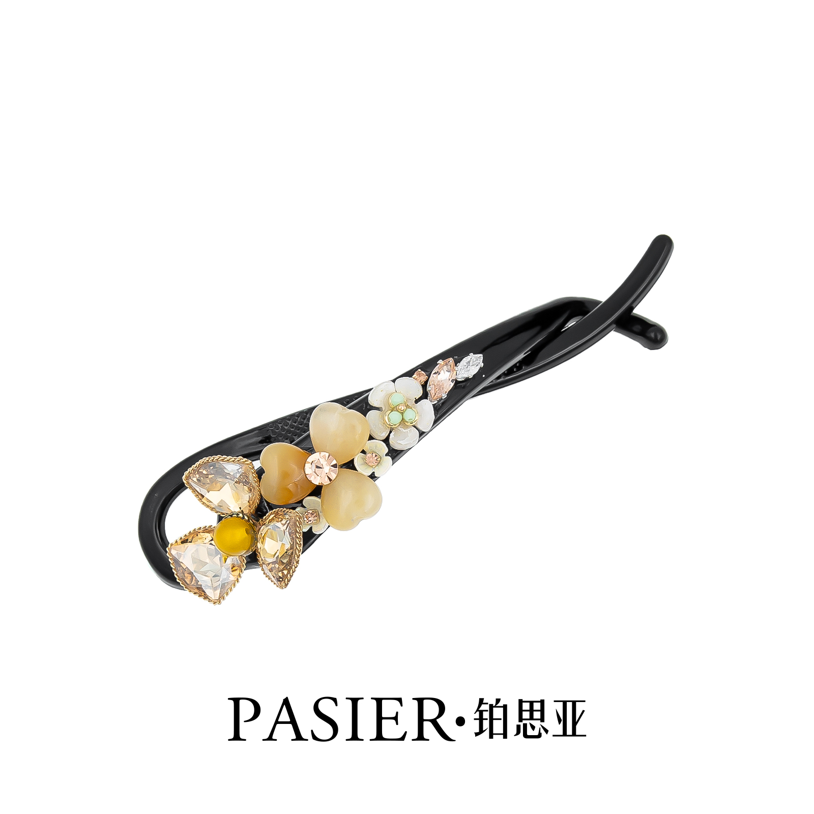 铂思亚 香槟淞 手工扭扭夹 思思专属 CC664
