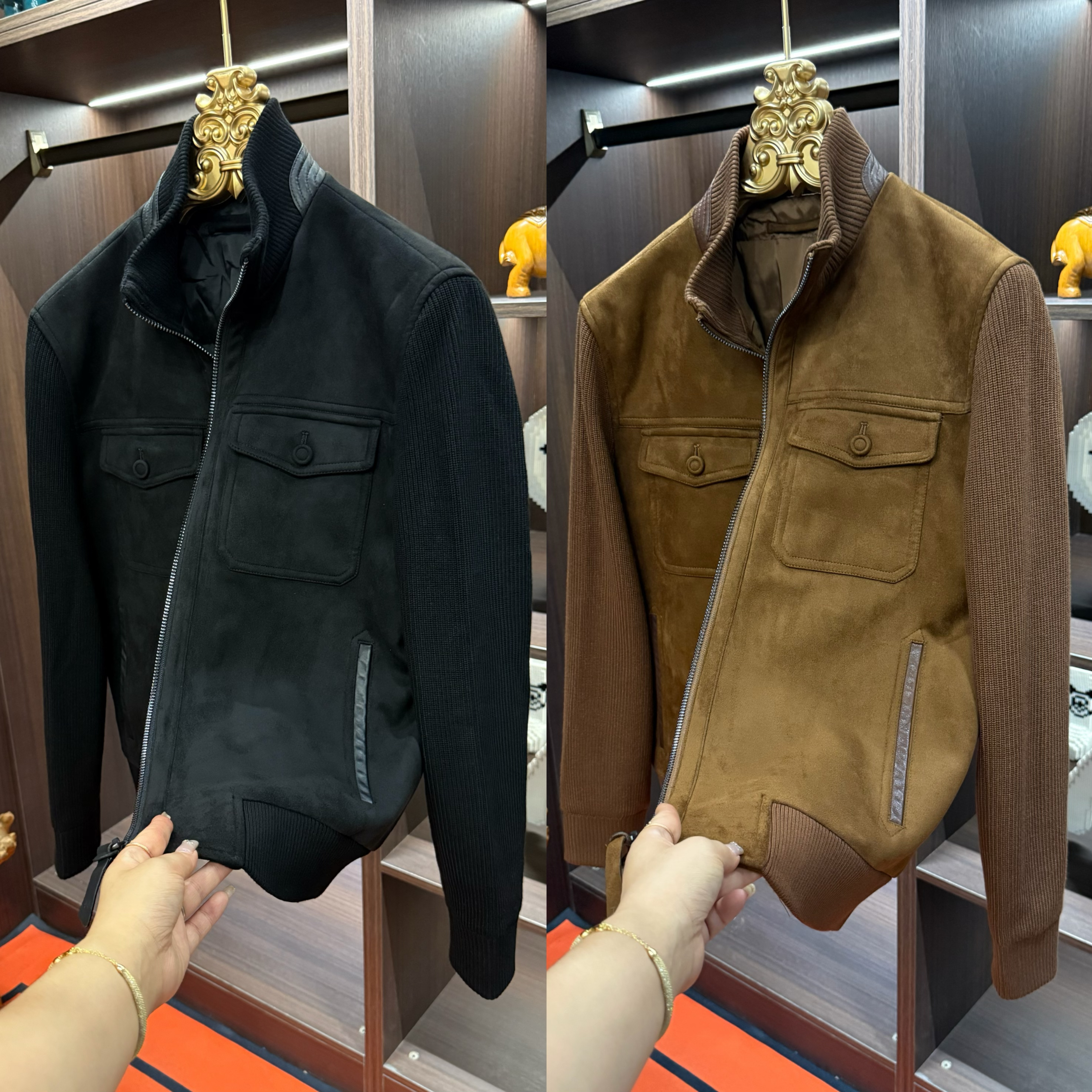 「星漓轻奢出品」079/XINGLI/2025/高端欧货薄棉立领休闲夹克