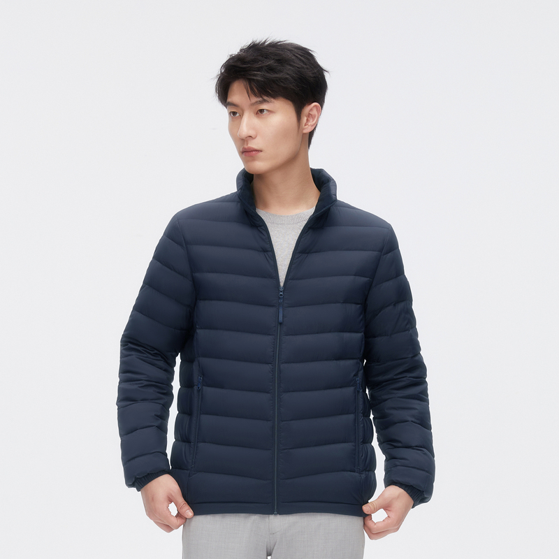 【商场同款】波司登90绒子男士商务休闲百搭立领短款轻薄羽绒服