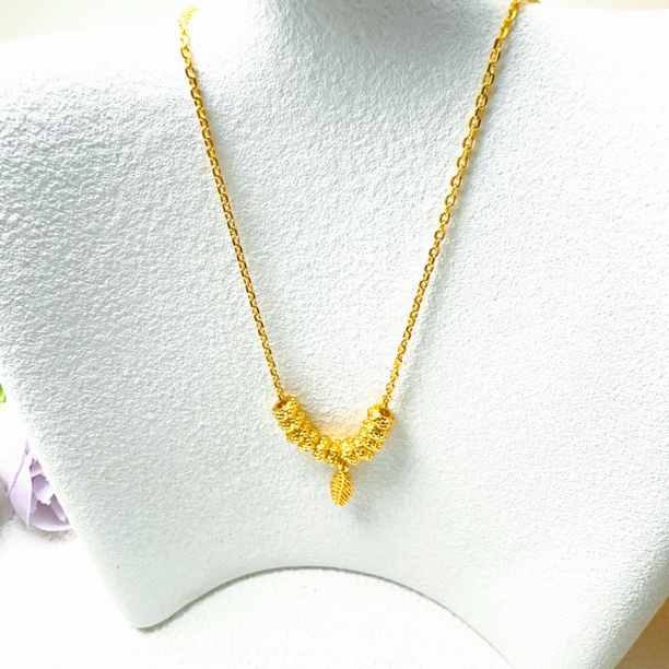 合金项链 合金民族风叶子项链0.1g