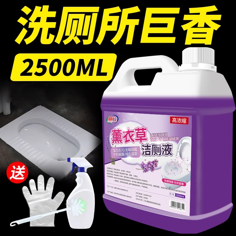 花香洁厕灵洗厕所马桶清洁剂神器强力去黄去污除垢剂洁厕液去渍