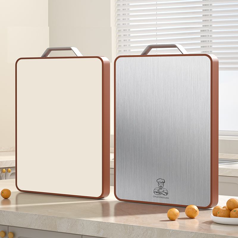 不锈钢砧板家用抗菌防霉菜板双面厨房切菜板塑料加厚案板粘板占板