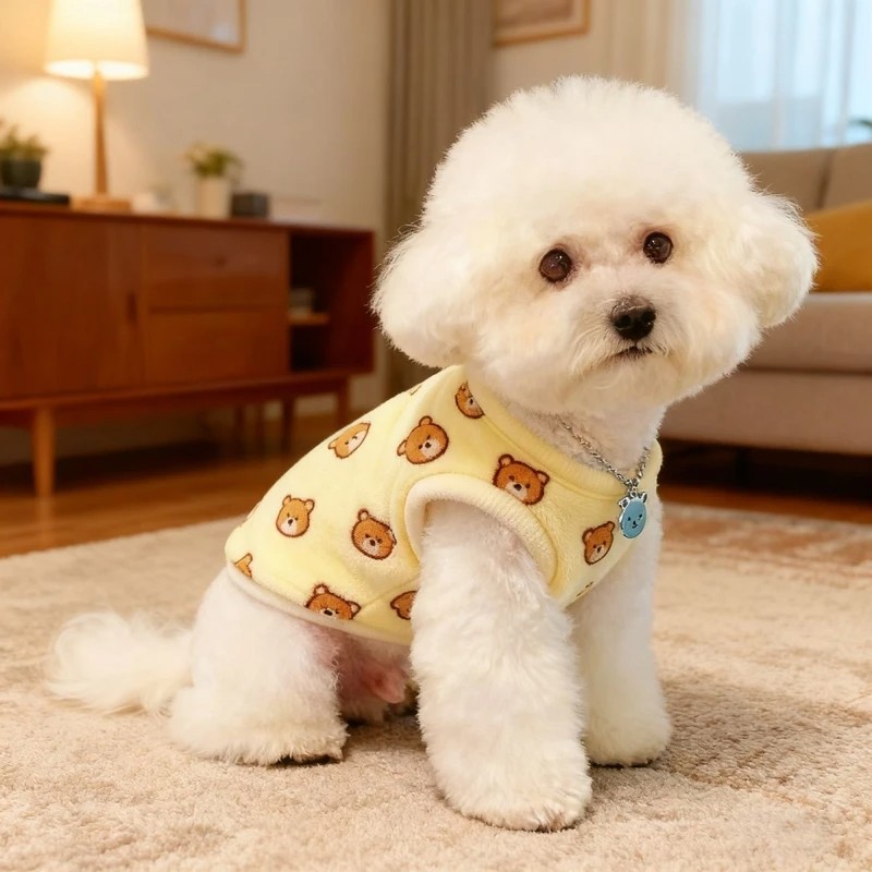 冬季宠物狗狗加绒加厚贵宾泰迪猫咪秋冬装衣服博美小型幼犬雪纳瑞