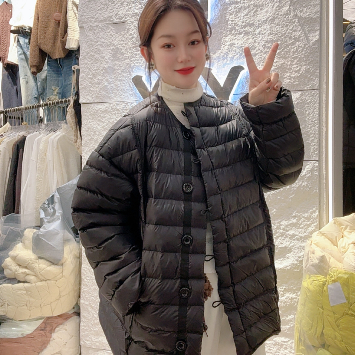 2025新款中长款羽绒服