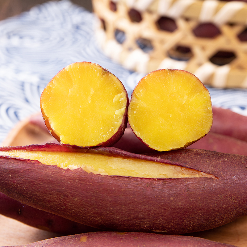 【杭州临安仓】临安天目山小香薯粉糯无丝新鲜现挖现发红薯5斤装