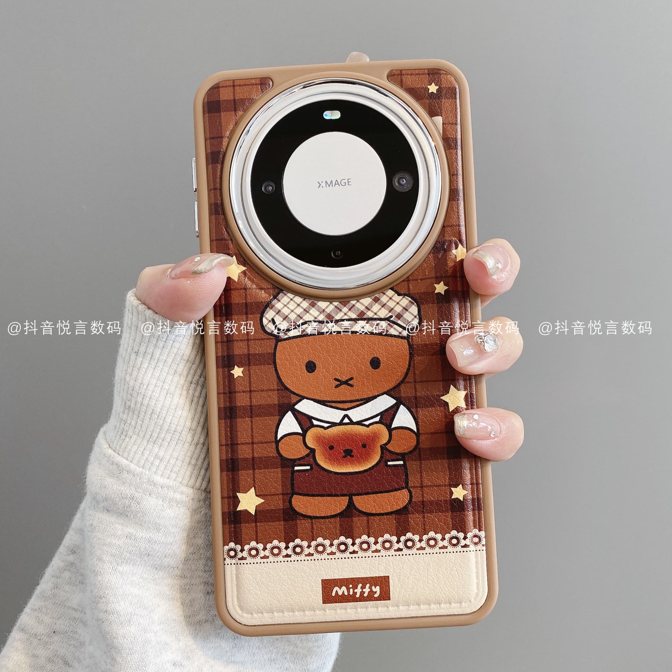 镜框鼓皮适用华为mate70pro/60/50/40苹果17promax烘焙MF潮手机壳