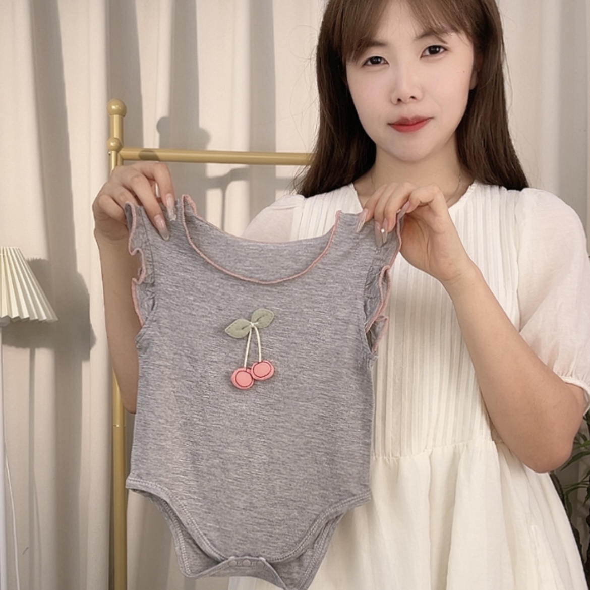 莫代尔婴儿包屁衣婴幼儿连身衣夏季薄款衣服女宝哈衣爬服