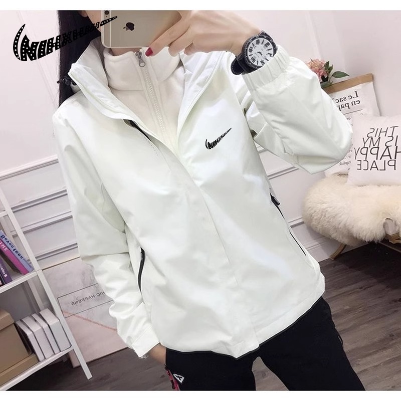 N1KE官网冲锋衣女士防风防雨2025春秋季三合一可拆卸加绒加厚外套