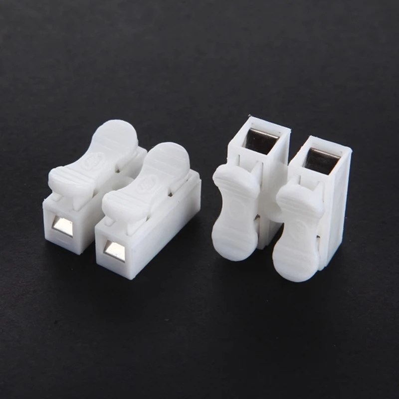 经久耐用快速接线端子连线器LED灯具电线连接器CH-2对接头按压式